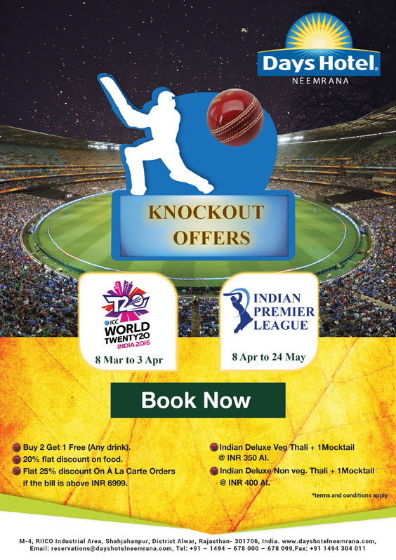 T20-2016-Bigscreen-Worldcup-Offer-Days-Hotel-Neemrana